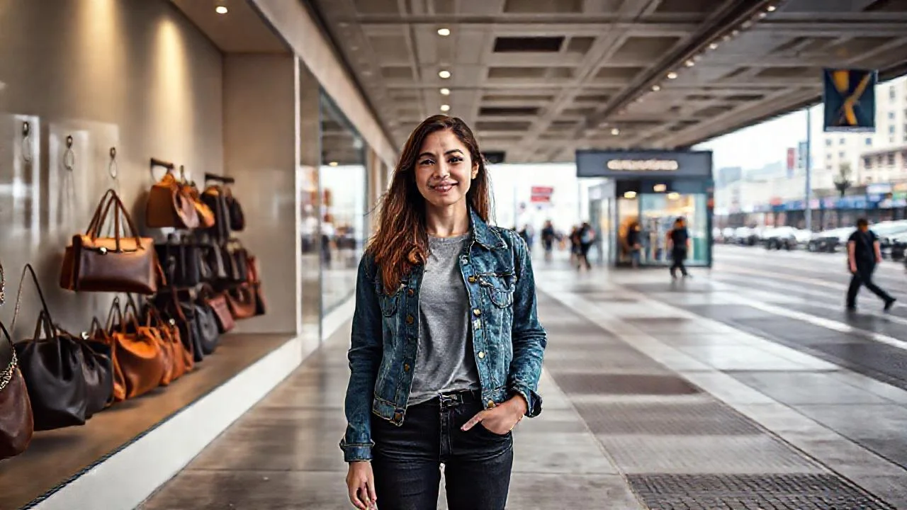 Una tienda tranquila y serena