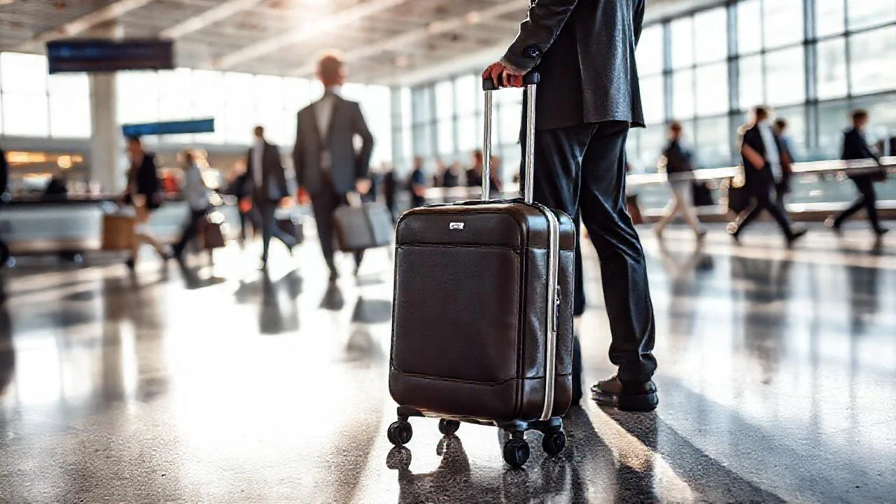 Aeropuerto: movimiento, viaje y quietud