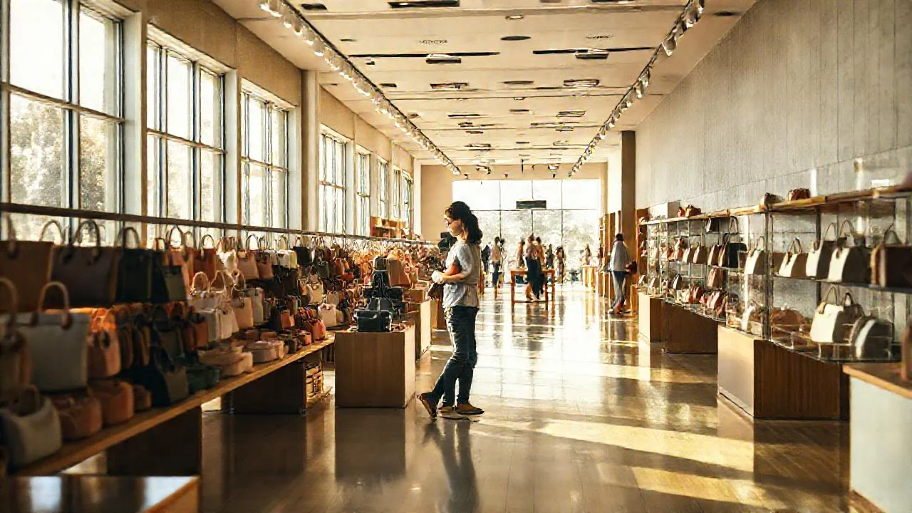 Luz suave ilumina un espacio comercial