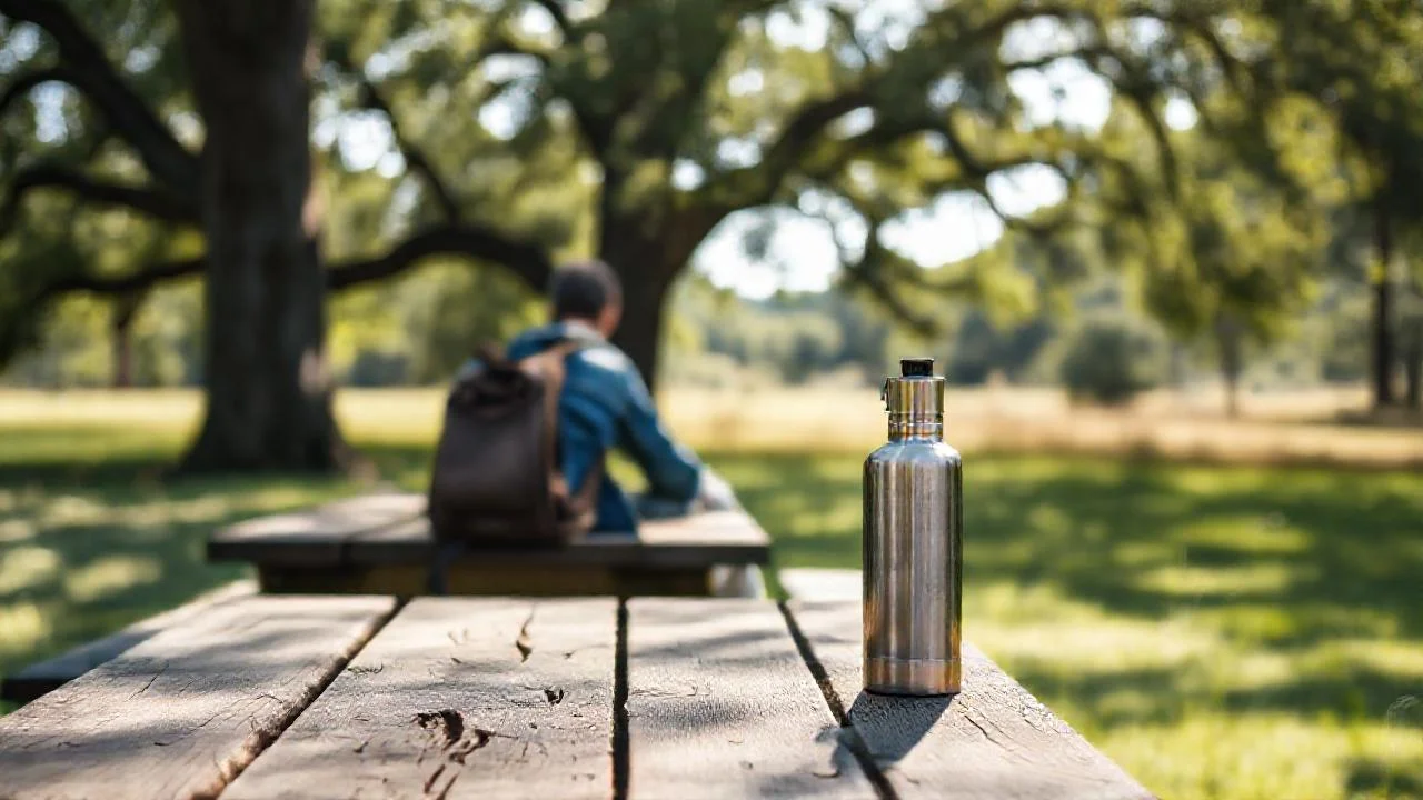 Botella Inoxidable de 600 ml, Durable y Ecológica