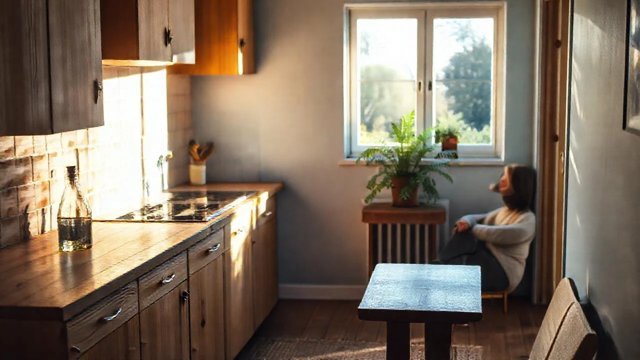 Calma matutina en la cocina