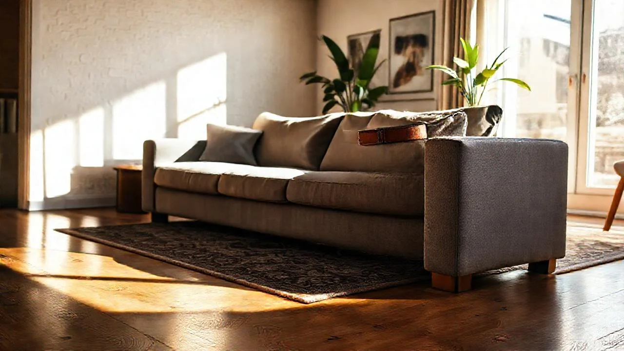 Luz cálida ilumina un hogar sereno