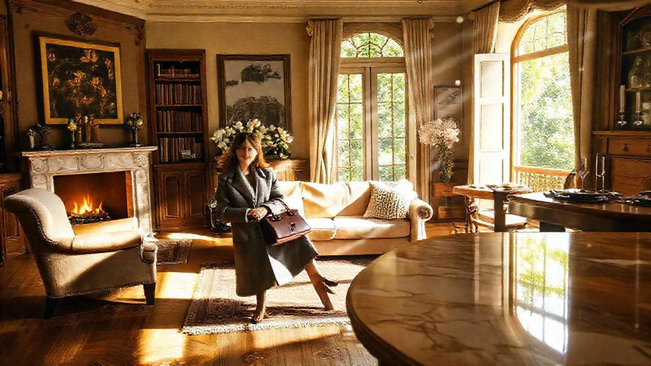 Luz y elegancia en un salón