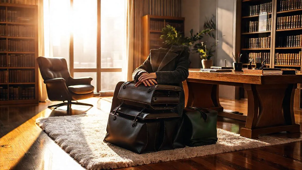 Luz cálida ilumina elegancia discreta