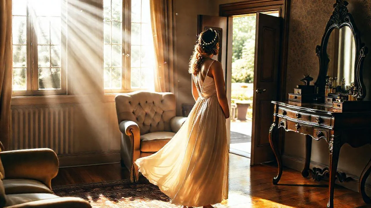 Luz suave ilumina elegancia y quietud