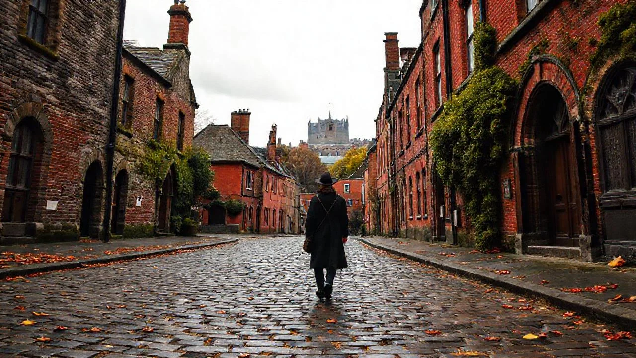 Una calle antigua y misteriosa