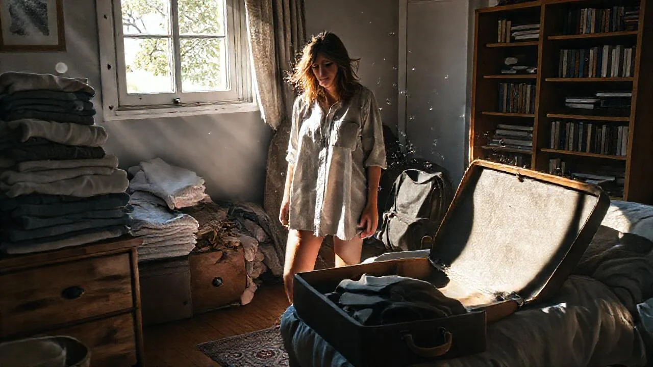 Luz y quietud en un cuarto