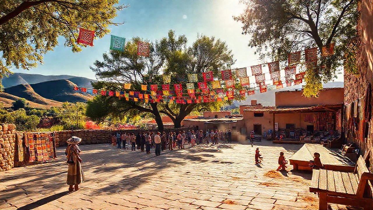 Un pueblo vibrante y acogedor se revela