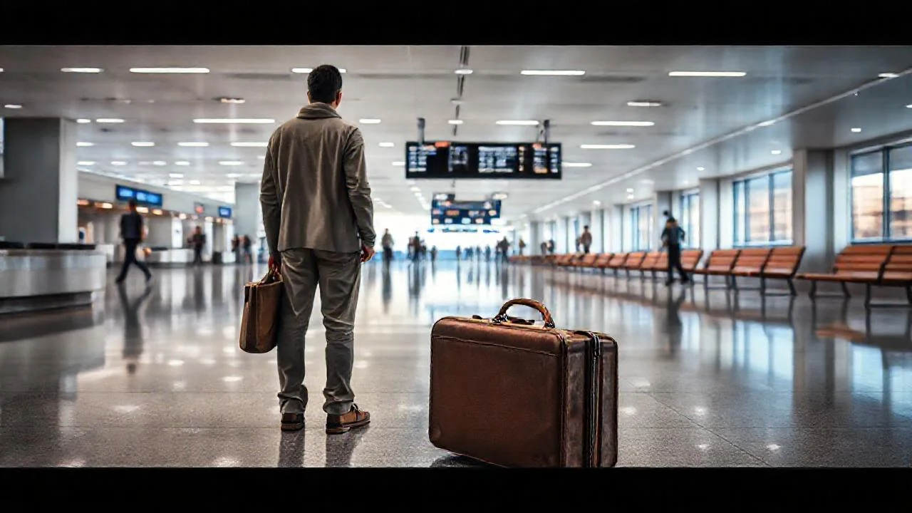 Aeropuerto: quietude y movimiento apacible