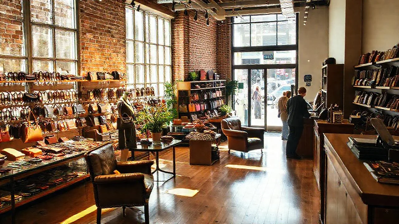 Una tienda elegante y luminosa espera