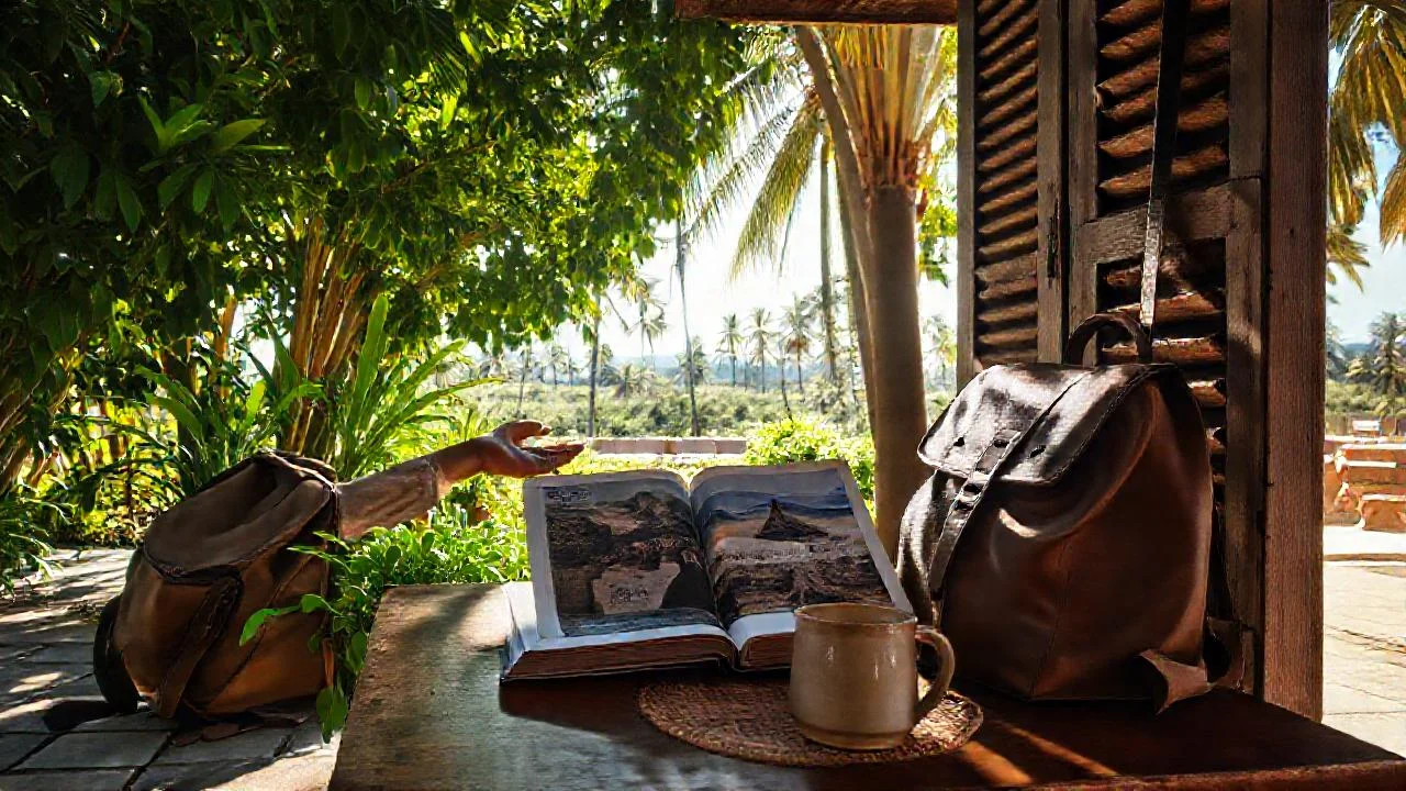 Viaje relajado, luz tropical y aventura