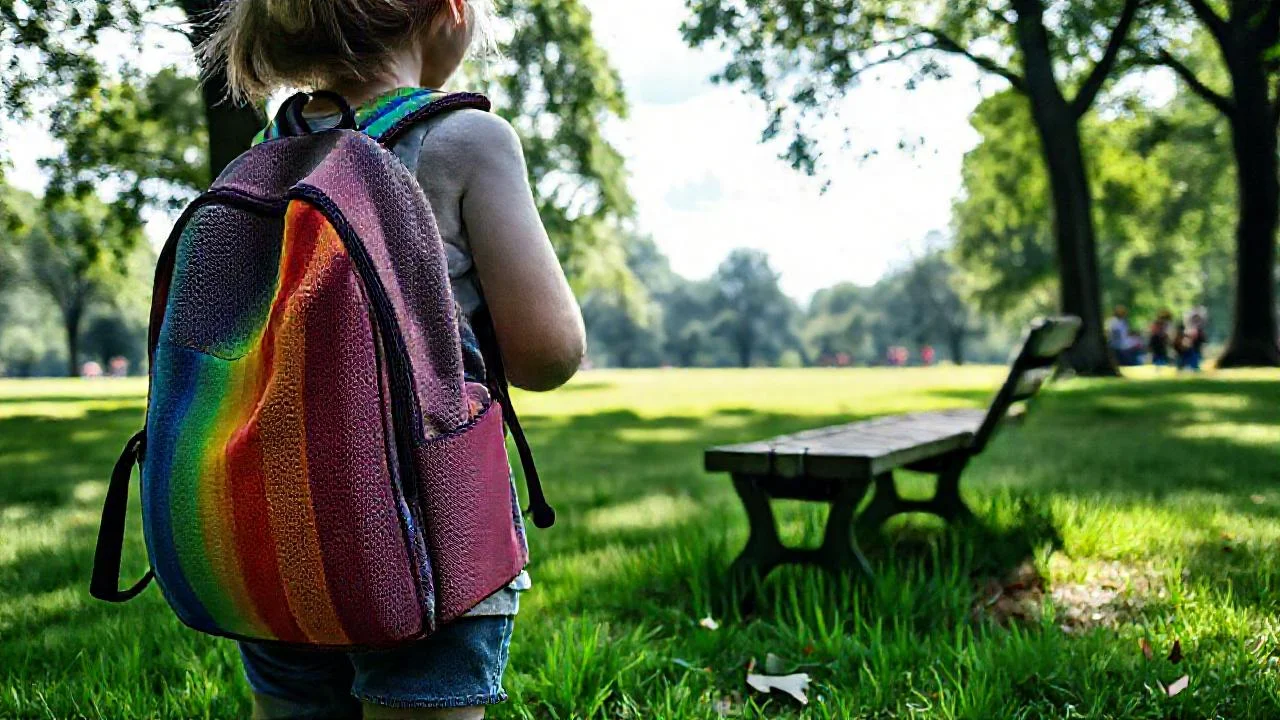 Mochila arcoiris y rainbow high: compacta, resistente e impermeable