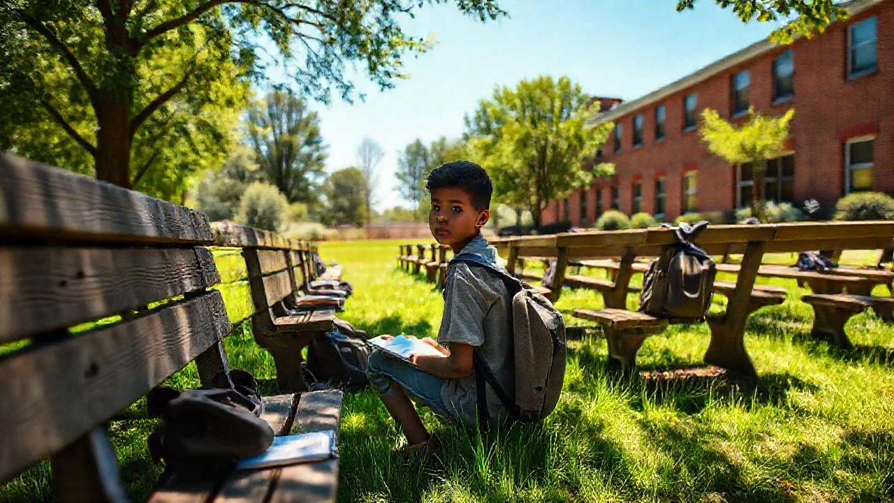 Estudiante aprende en un entorno tranquilo
