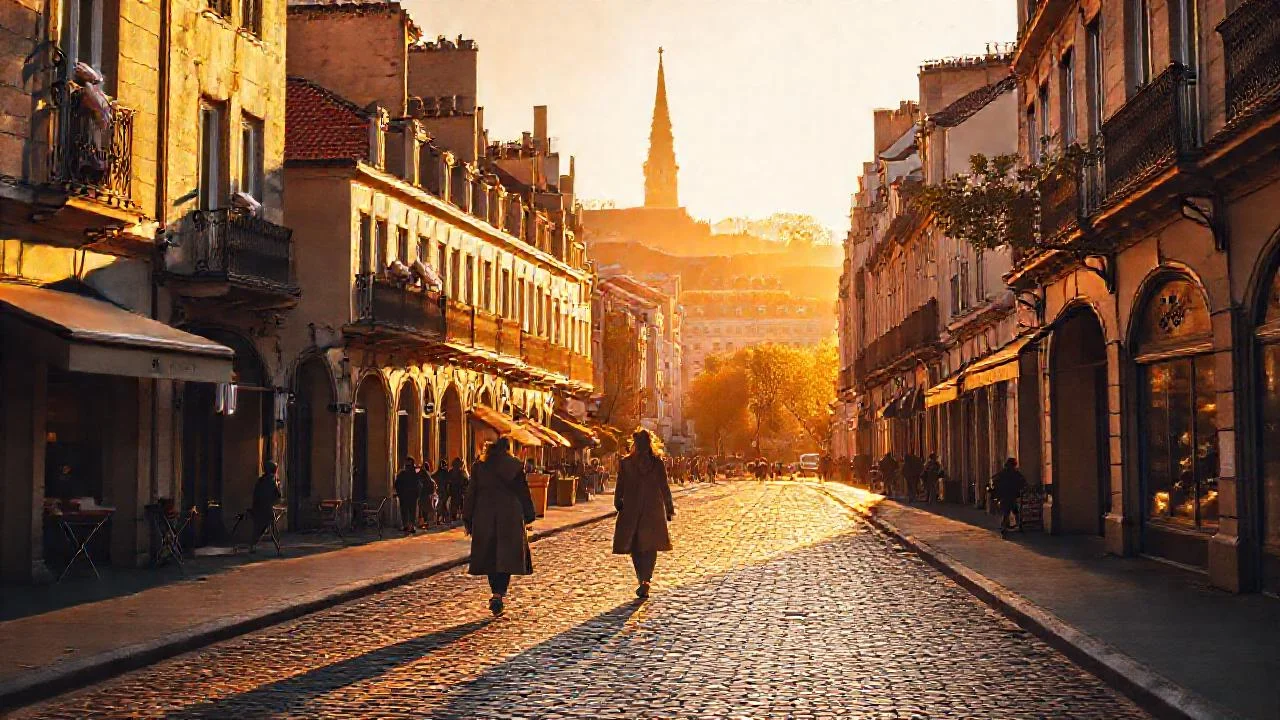 París se difumina en un crepúsculo dorado