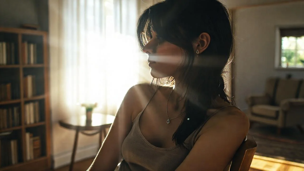Luz suave ilumina una escena tranquila