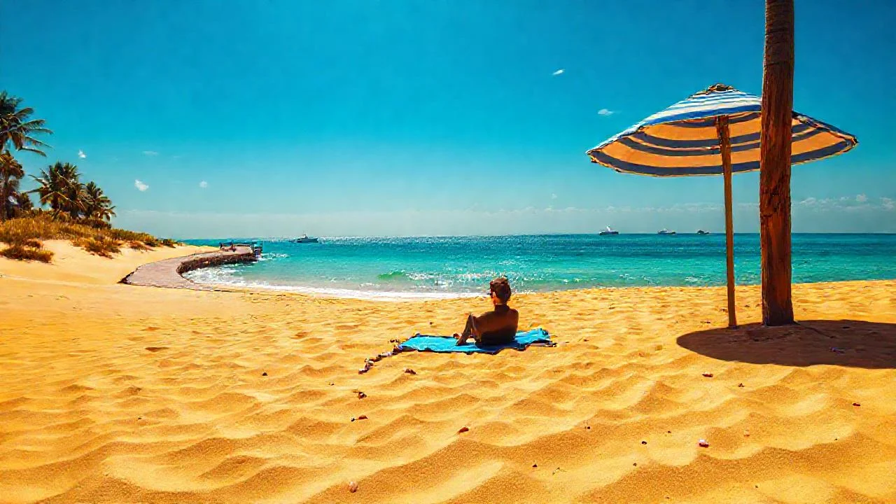 Playas doradas, mar turquesa, paz serena