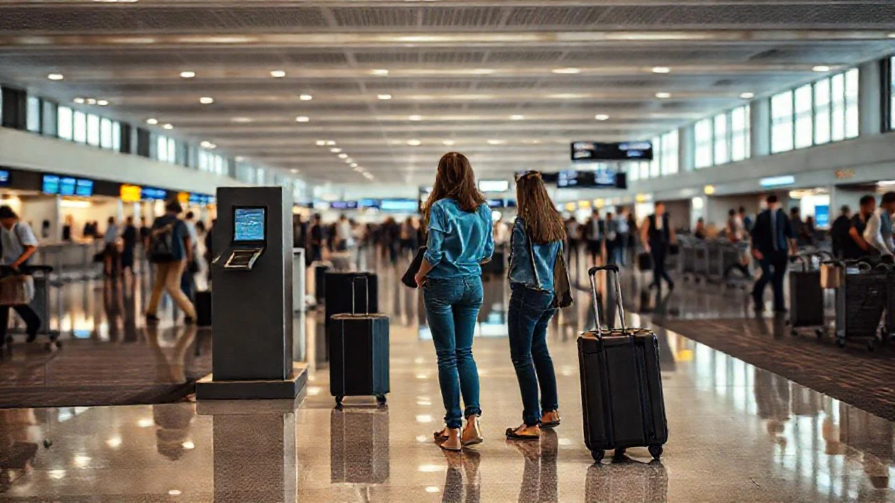 Un aeropuerto bullicioso refleja movimiento constante