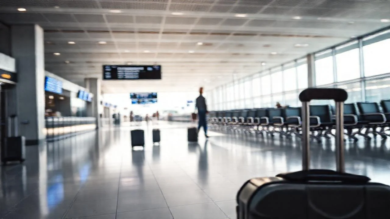 El aeropuerto emana espacio y movimiento