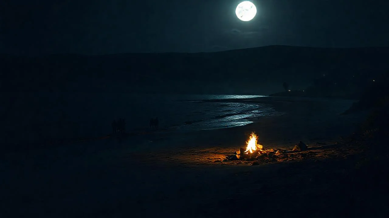 Ritual nocturno, luz y sombras
