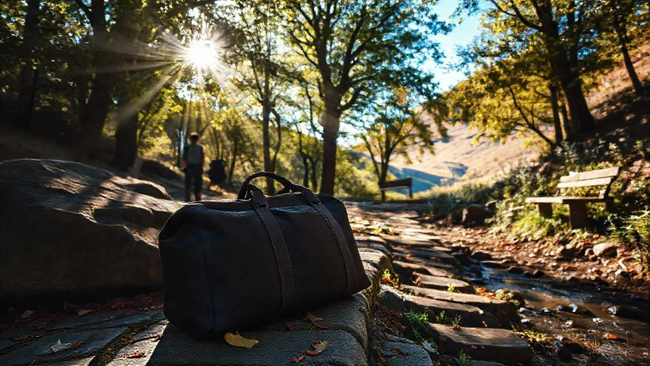 Un sendero tranquilo se adentra en la naturaleza